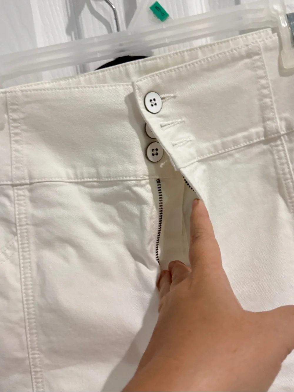 kate spade White Kids Jeans with Pink Logo Tag
